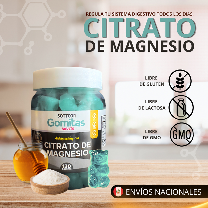 Gomitas de citrato de magnesio