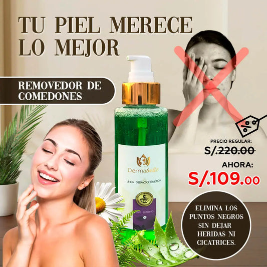 REMOVEDOR DE PUNTOS NEGROS Y ACNE - Validado al 100% - FRASCO GRANDE ( 120 ml)